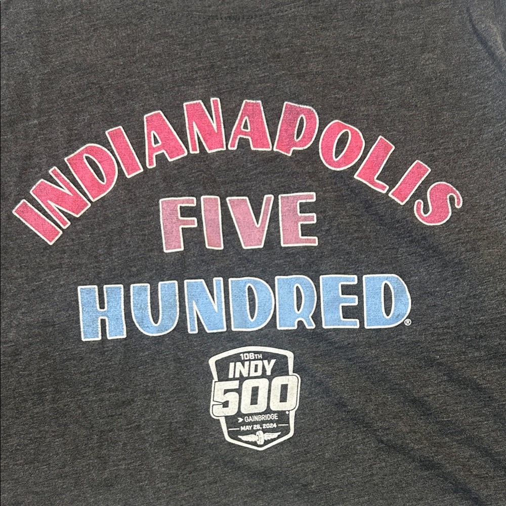 IndyCar Charcoal Graphic Tank Top